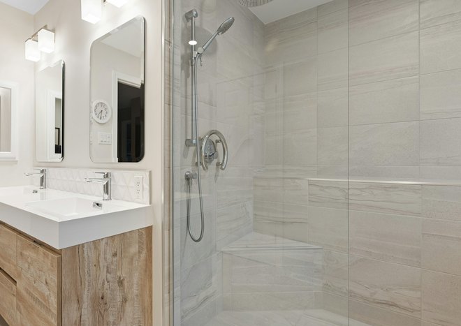 Level-access wet room, Westhill